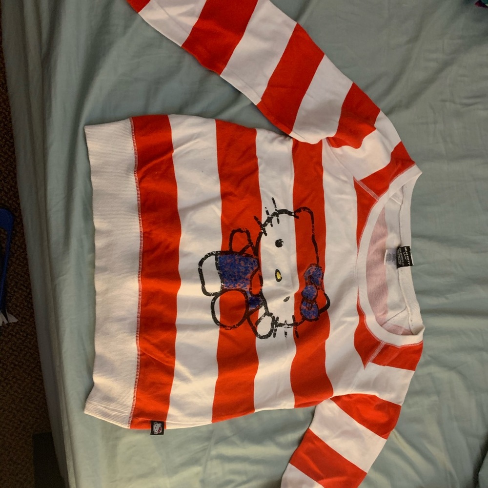 Cute Hello Kitty Long Sleeve Shirt